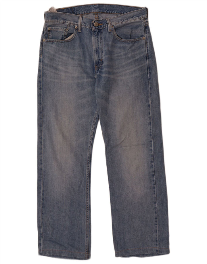 Levi's Herren 505 Straight Jeans W30 L27 Blaue Baumwolle