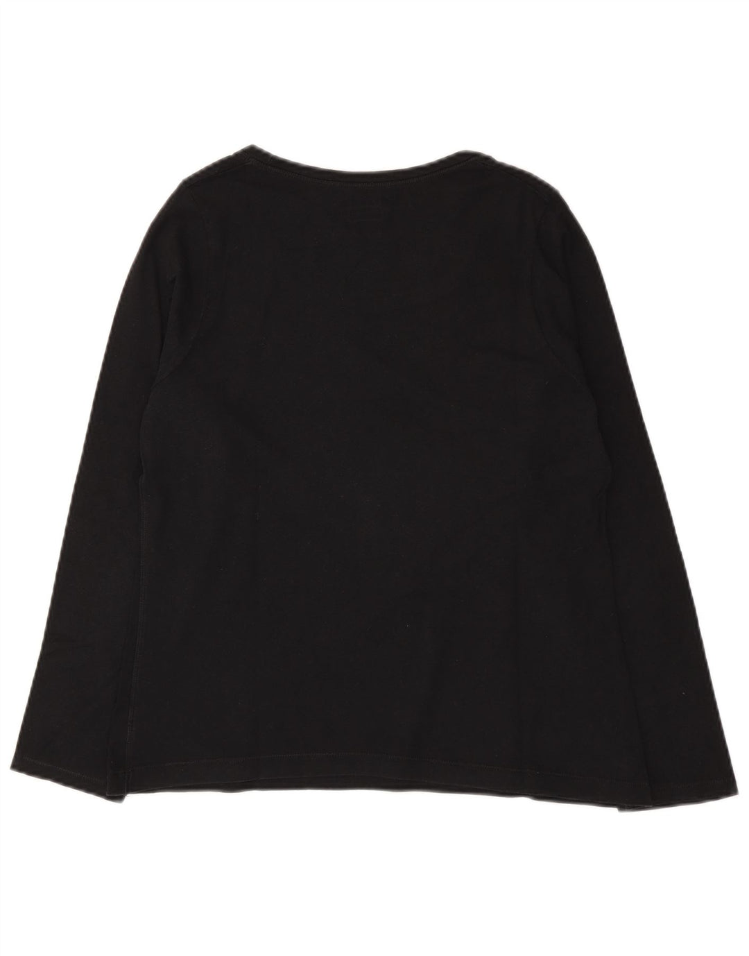 Champion Damen Top Langarm UK 12 Medium Schwarz Baumwolle