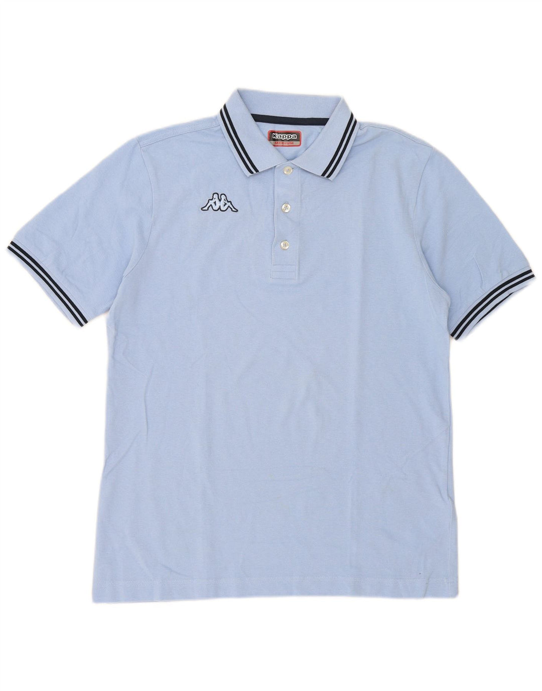 Kappa Herren-Poloshirt aus mittelblauer Baumwolle