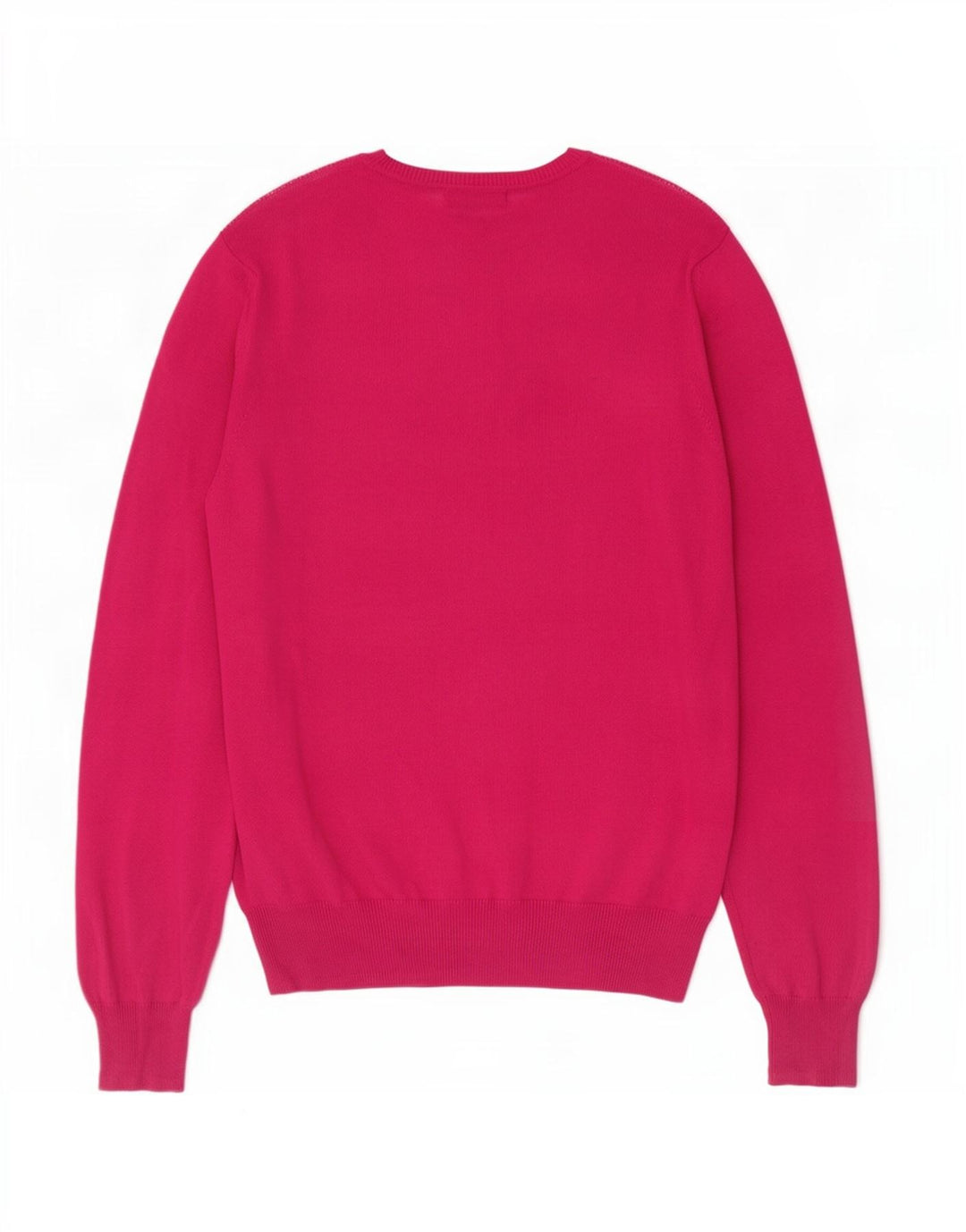 Zara Herren Pullover mit V-Ausschnitt Mittelrosa