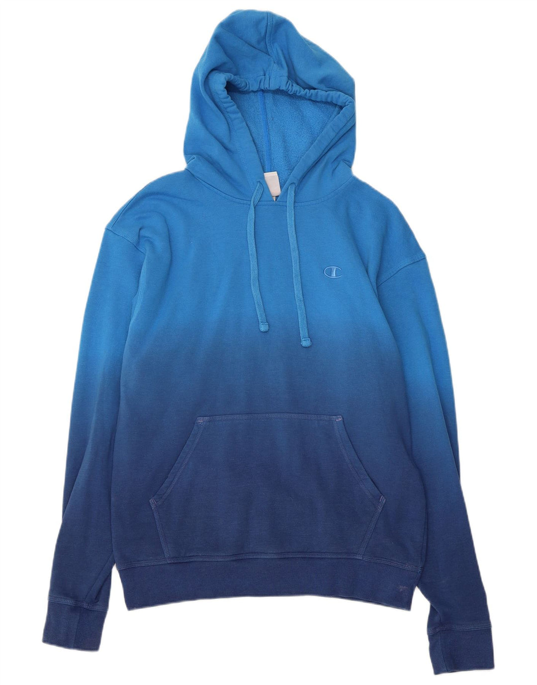 CHAMPION Herren-Kapuzenpullover aus mittelblauer Colourblock-Baumwolle