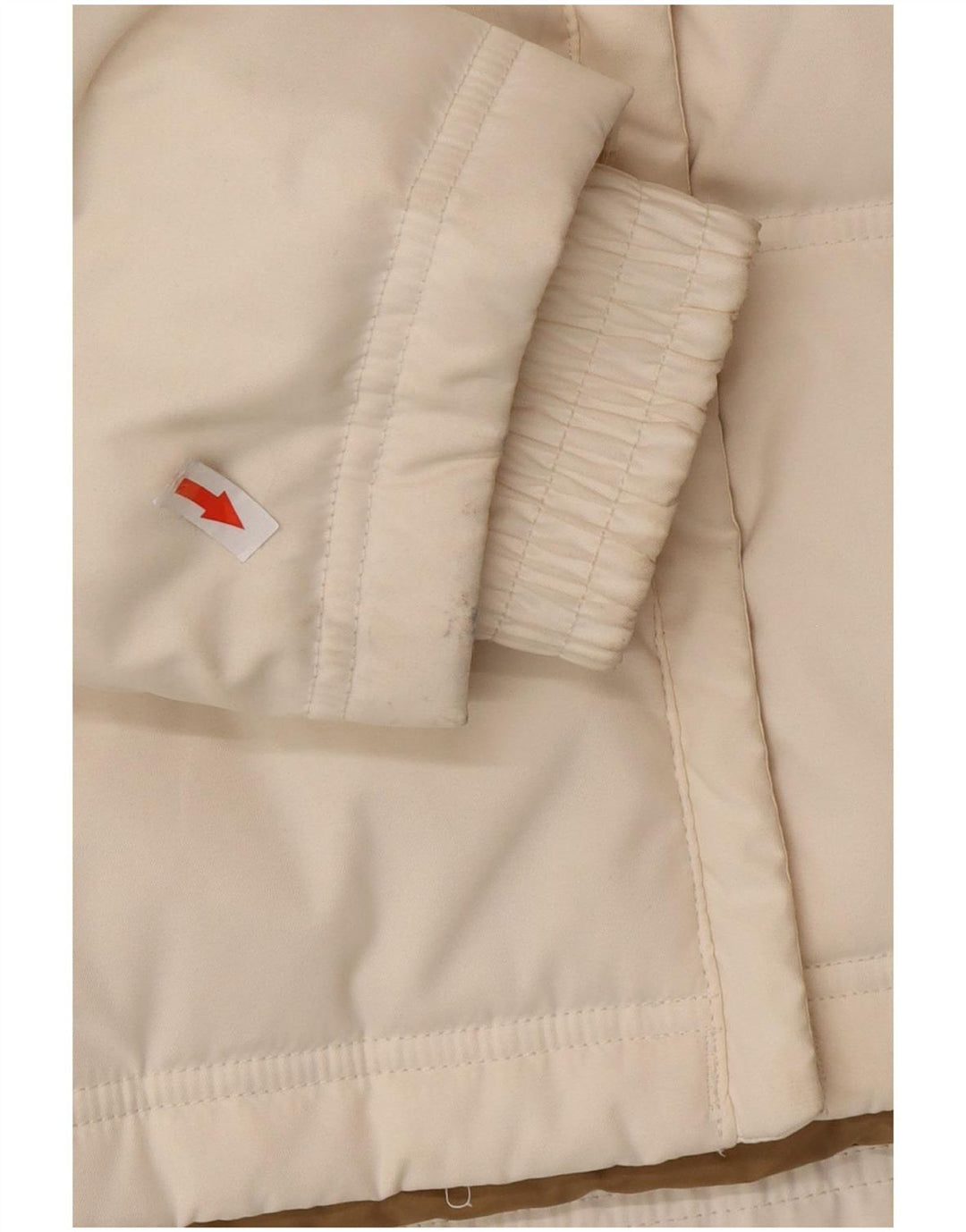 Columbia Damen-Kapuzen-Übergröße, wattierte Jacke, UK 10, Größe S, weiß, Polyester