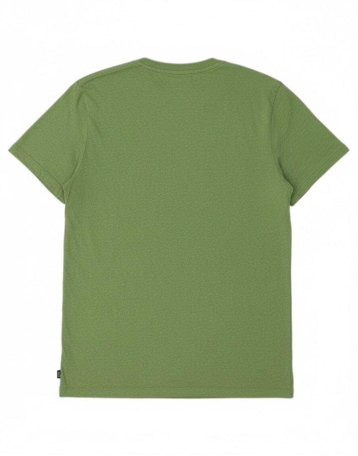 Superdry Herren T-Shirt-Oberteil aus mittelgrüner Baumwolle