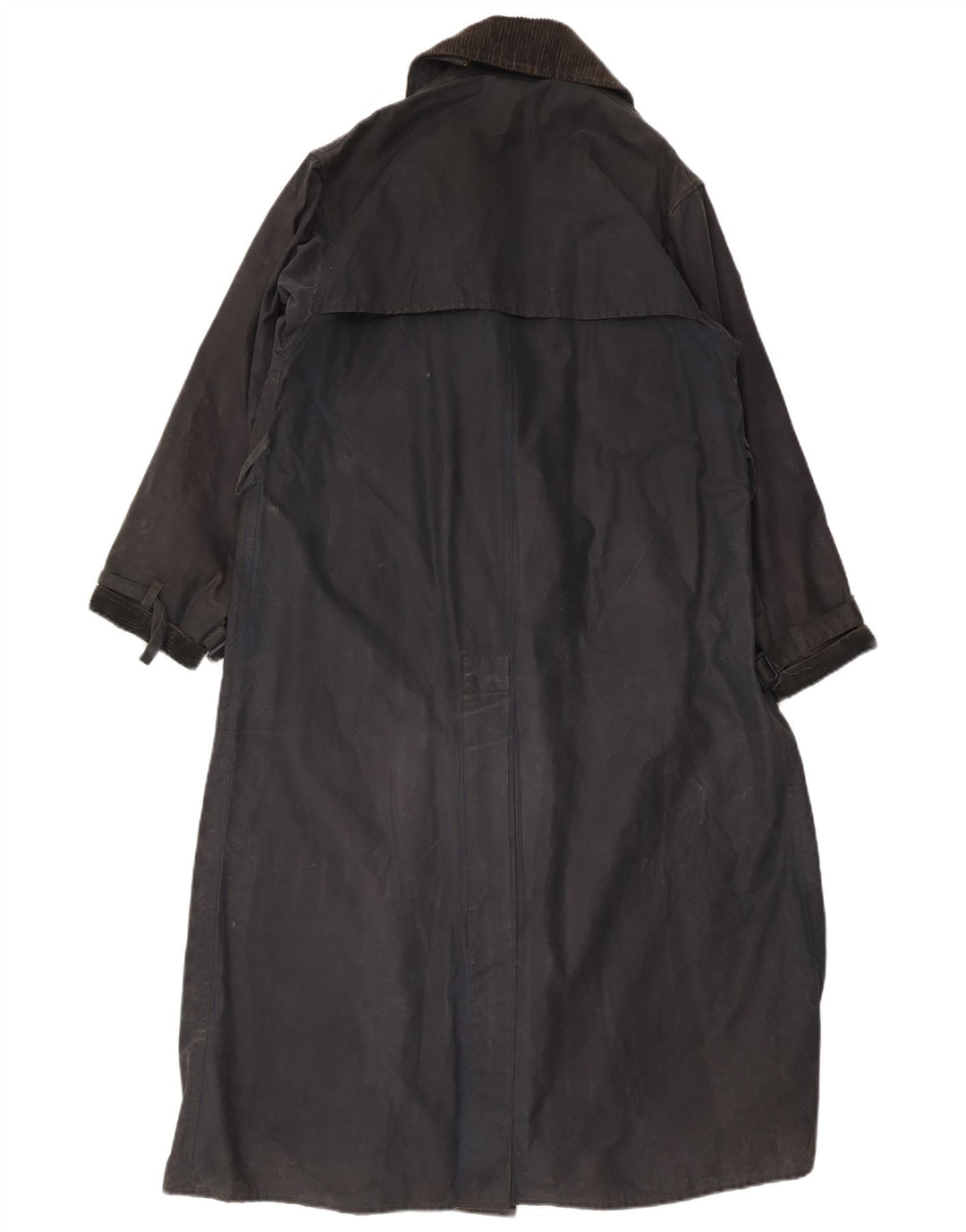 Barbour Damen-Mantel aus gewachster Baumwolle, UK 12, mittelmarineblaue Baumwolle