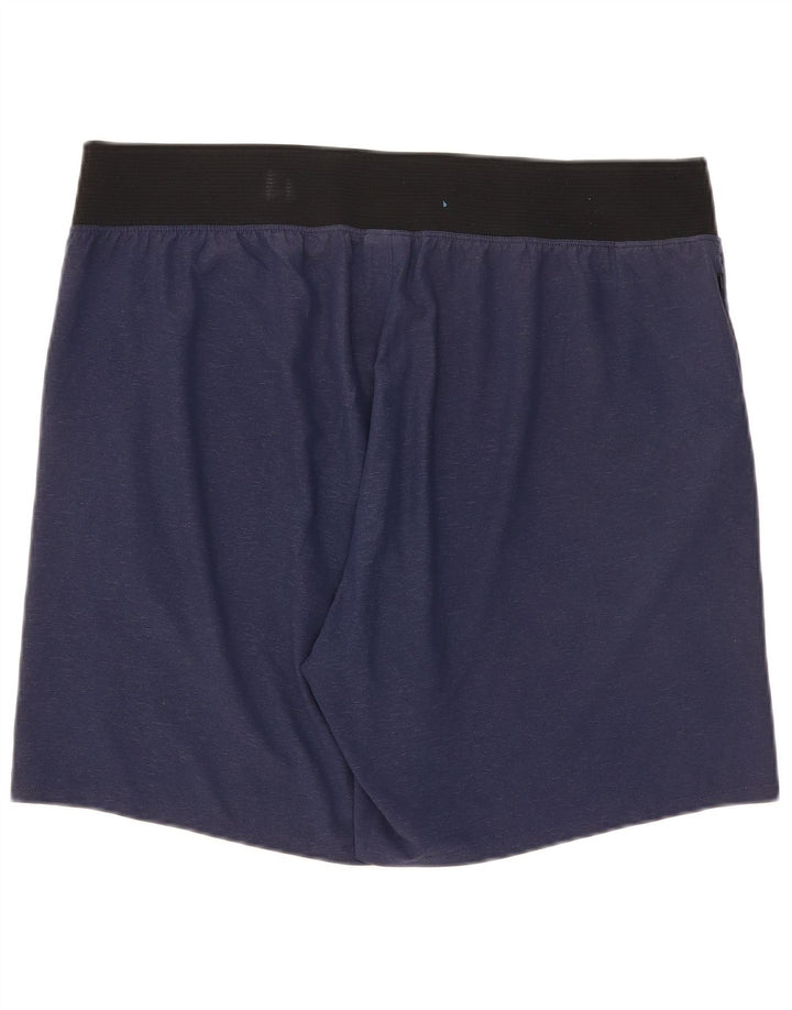 Reebok Herren Sportshorts XL Marineblau Colourblock Polyester