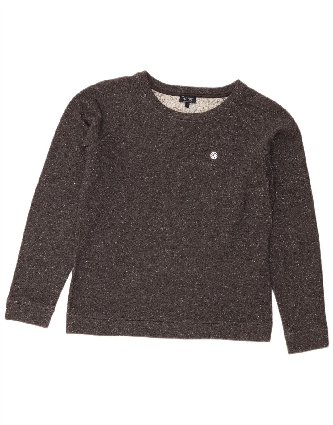 Armani Jeans Damen Sweatshirt Pullover EU 44 XL Graue Baumwolle