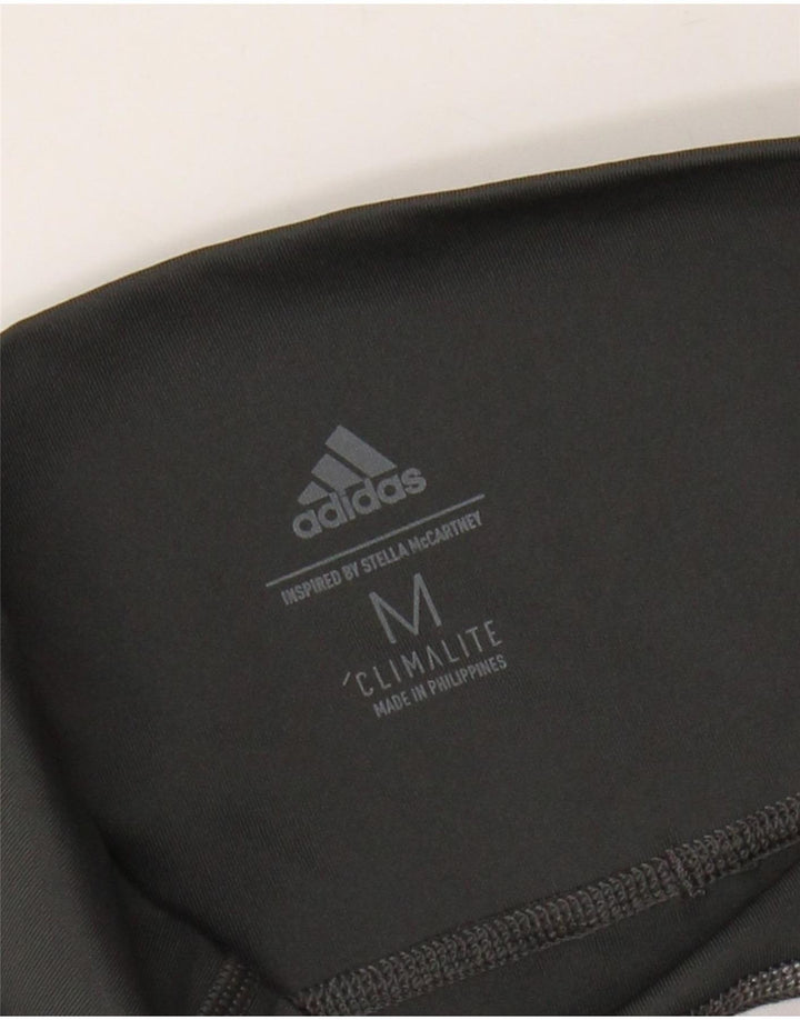 Adidas Damen Climalite Leggings UK 12 Mittelgraues Tiermuster