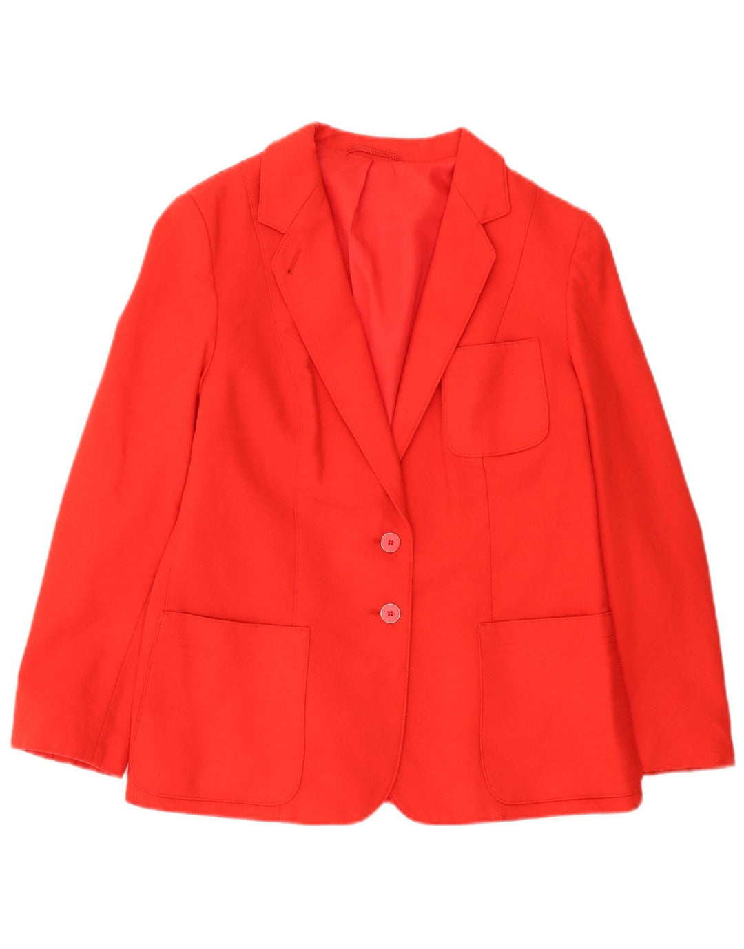 Bhs Damen-Blazerjacke mit 2 Knöpfen, UK 16, große rote Wolle