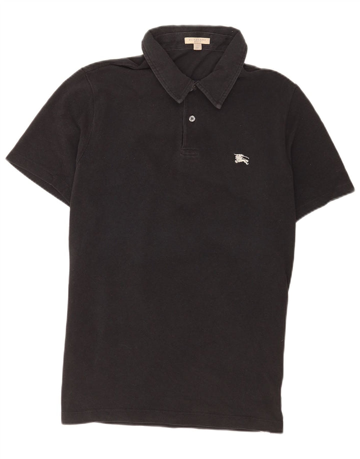 Burberry Herren Poloshirt Medium Schwarz