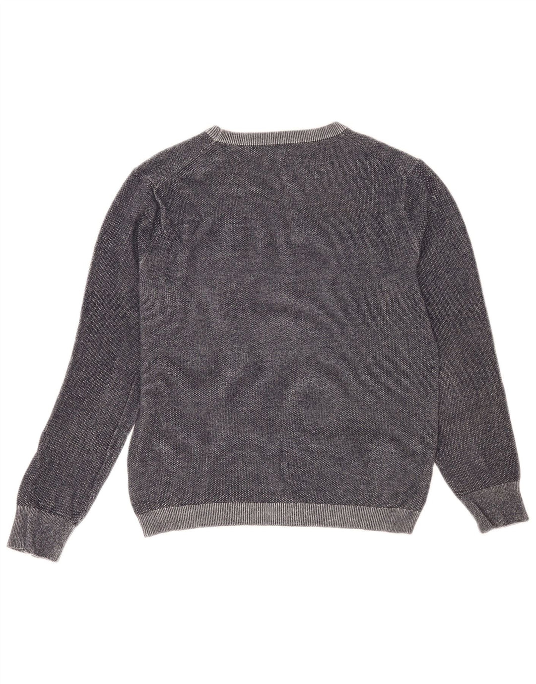 J. Crew Herren-Pullover mit U-Boot-Ausschnitt, Größe S, marineblaue Baumwolle