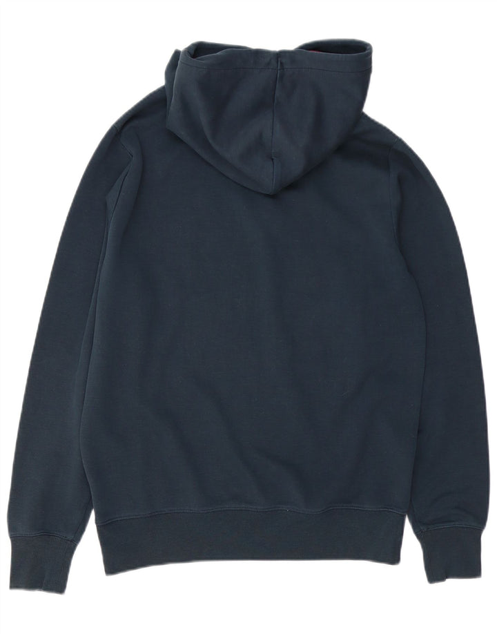 Colmar Herren-Kapuzenpullover mit Grafik, Größe S, marineblau, Baumwolle
