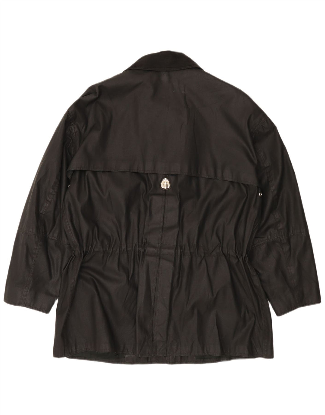 Piero Guidi Herrenjacke aus gewachster Baumwolle, UK 40, Größe L, Schwarz