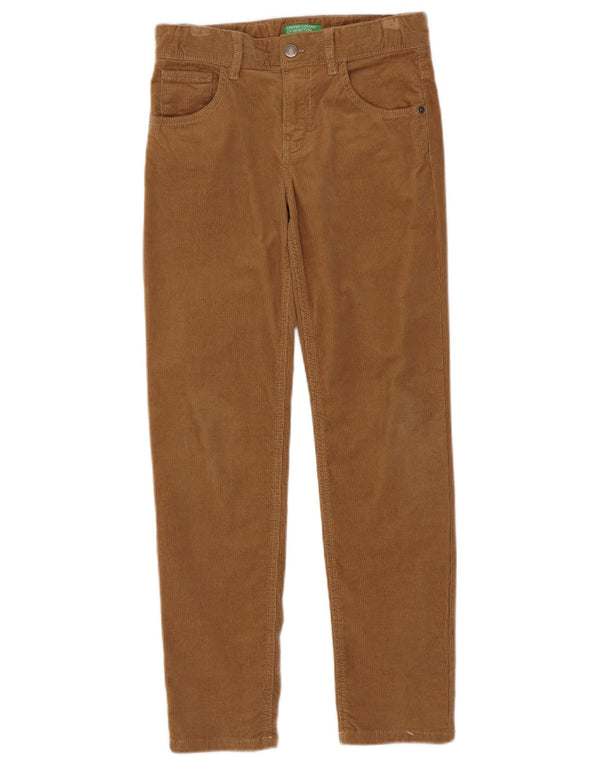 Benetton Gerade Cordhose für Jungen, 10–11 Jahre, XL, W26, L27, Beige