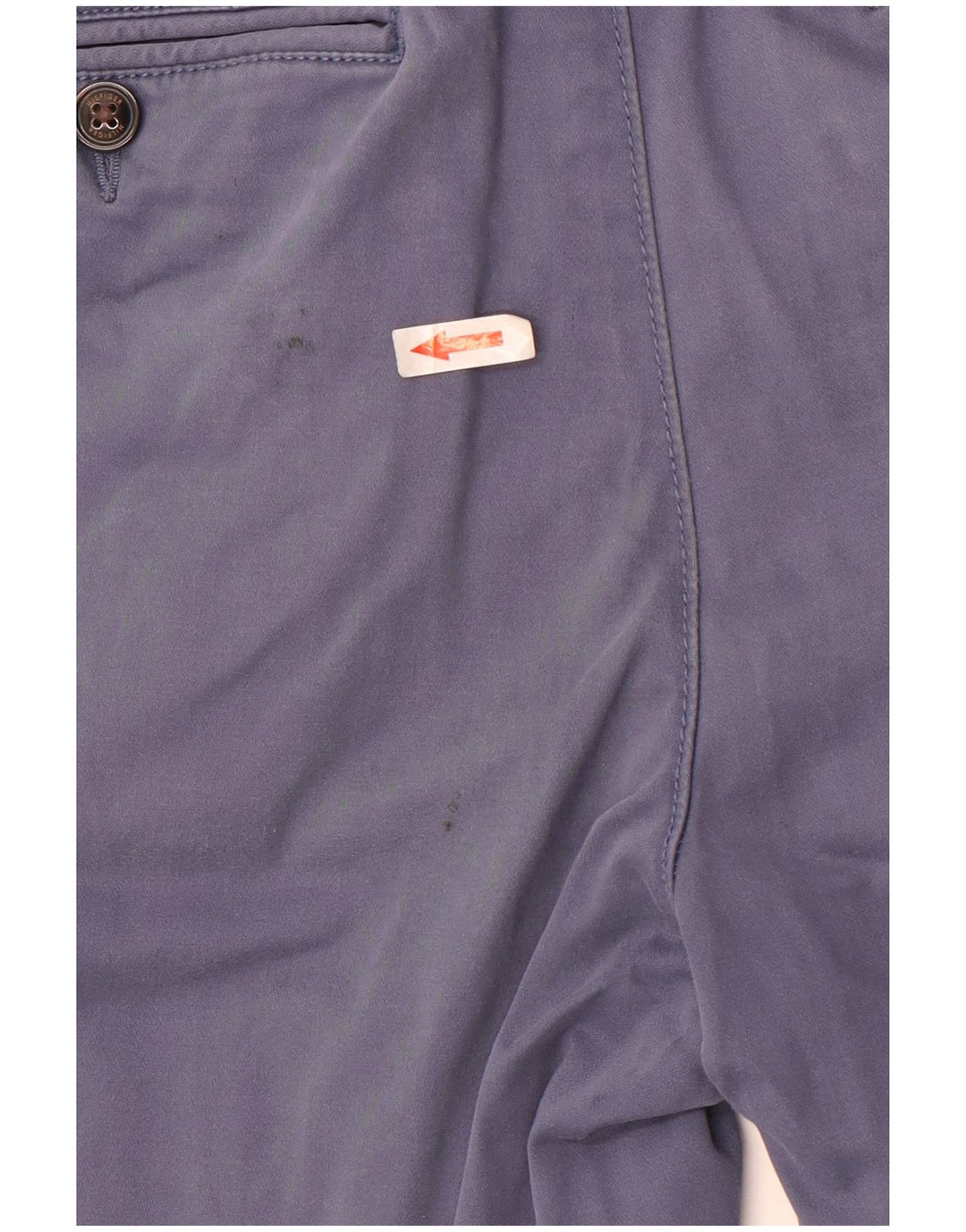 Tommy Hilfiger Herren Chinoshorts W34 Große blaue Baumwolle