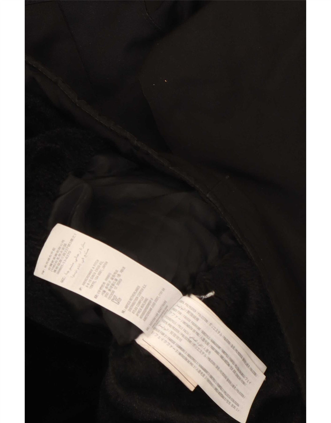 Hollister Herren-Skijacke mit Kapuze, UK 36, Größe S, Schwarz, Polyester