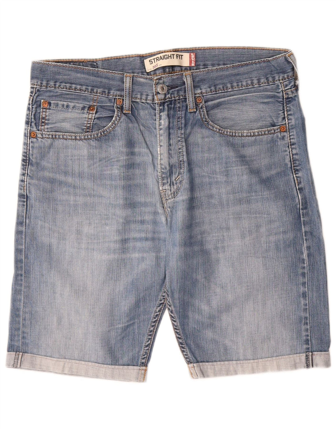 Levi's Herren 505 Denim Shorts W32 mittelblaue Baumwolle