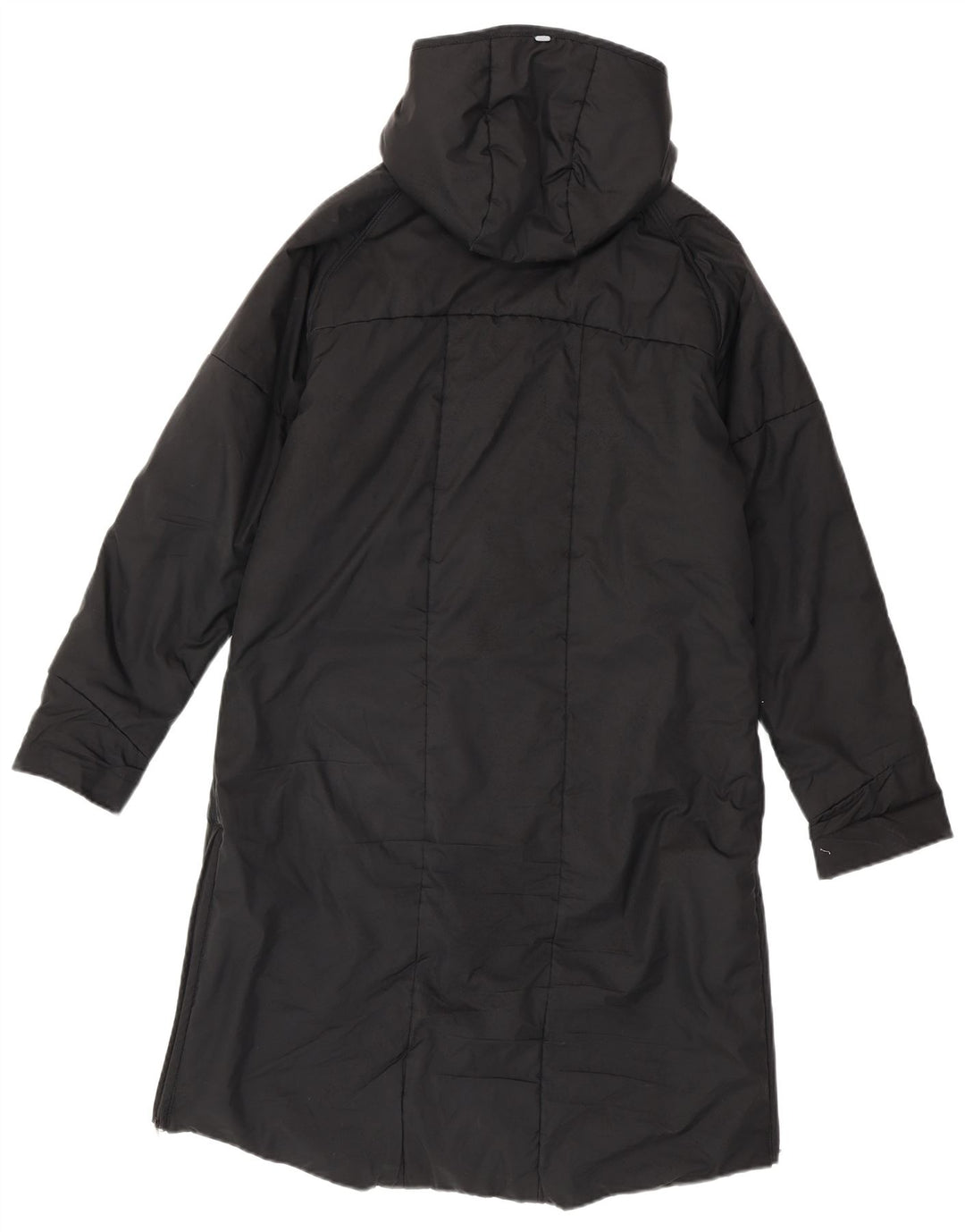 Adidas Damen Kapuzenmantel, gepolstert, UK 14, mittelschwarz, Polyester