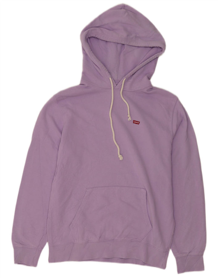 Levi's Herren-Standard-Hoodie-Pullover aus mittelvioletter Baumwolle
