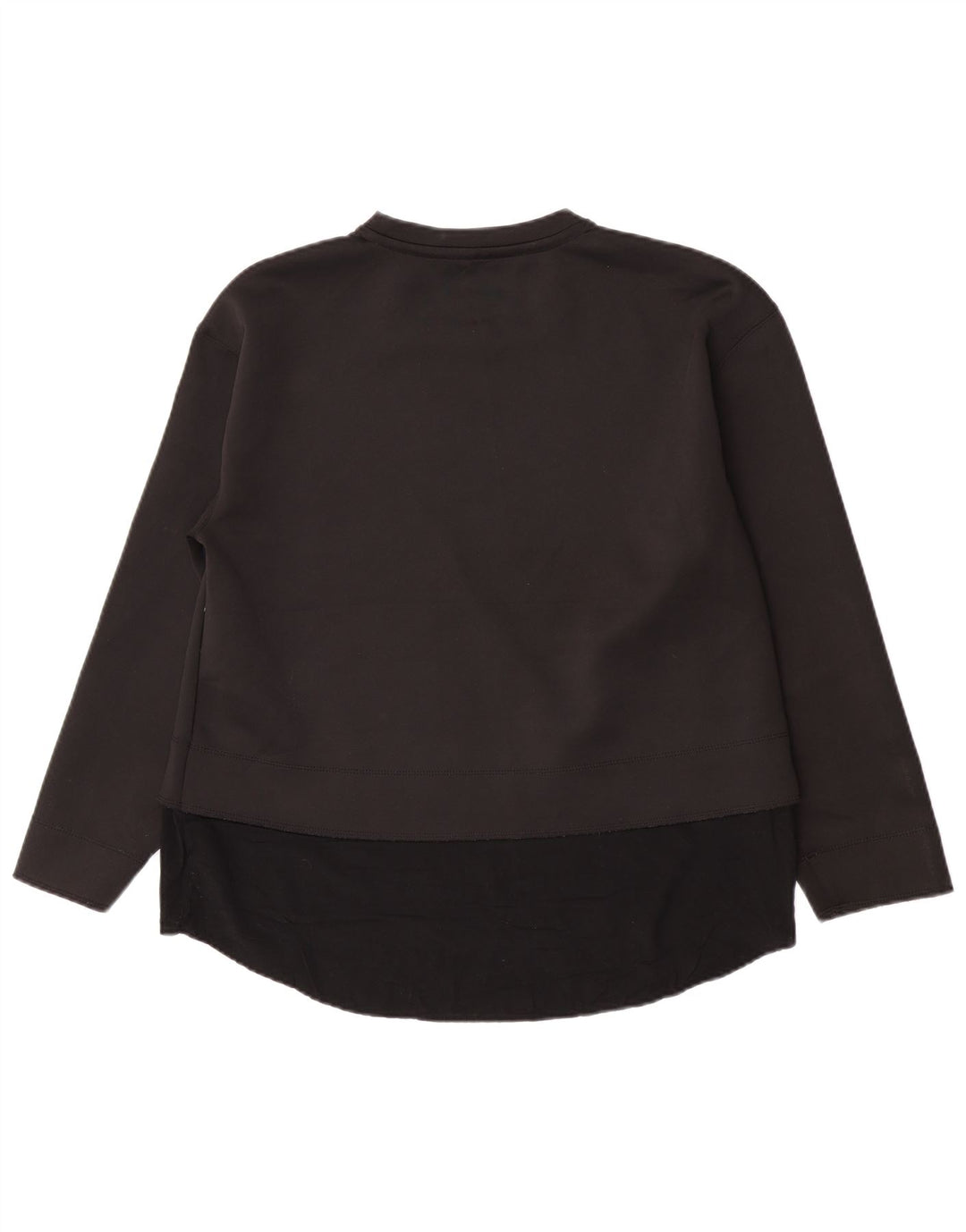 Dkny Damen-Sweatshirt-Pullover UK 16 Large Schwarz Polyester