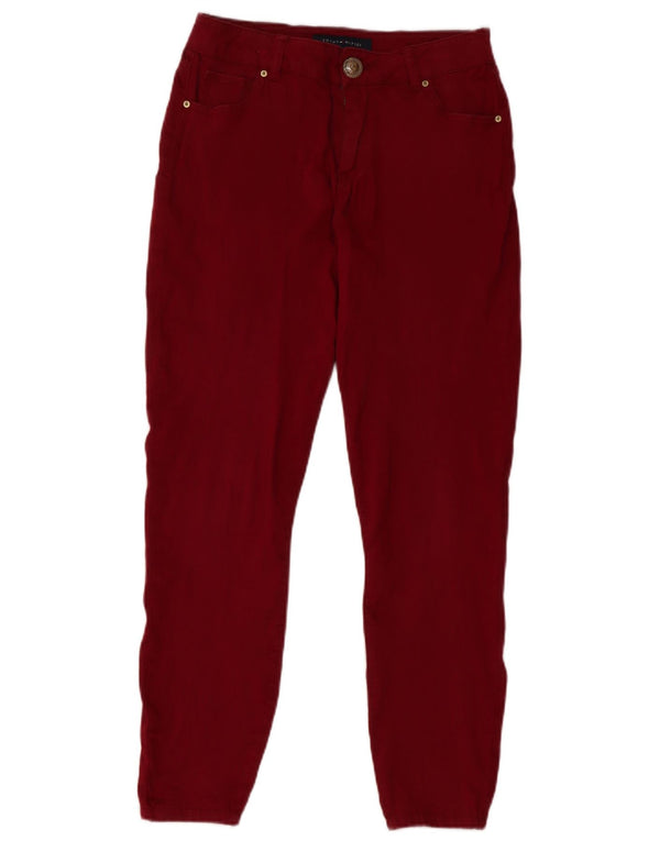 Tommy Hilfiger Slim Freizeithose für Mädchen, 5–6 Jahre, W28 L26, rote Baumwolle