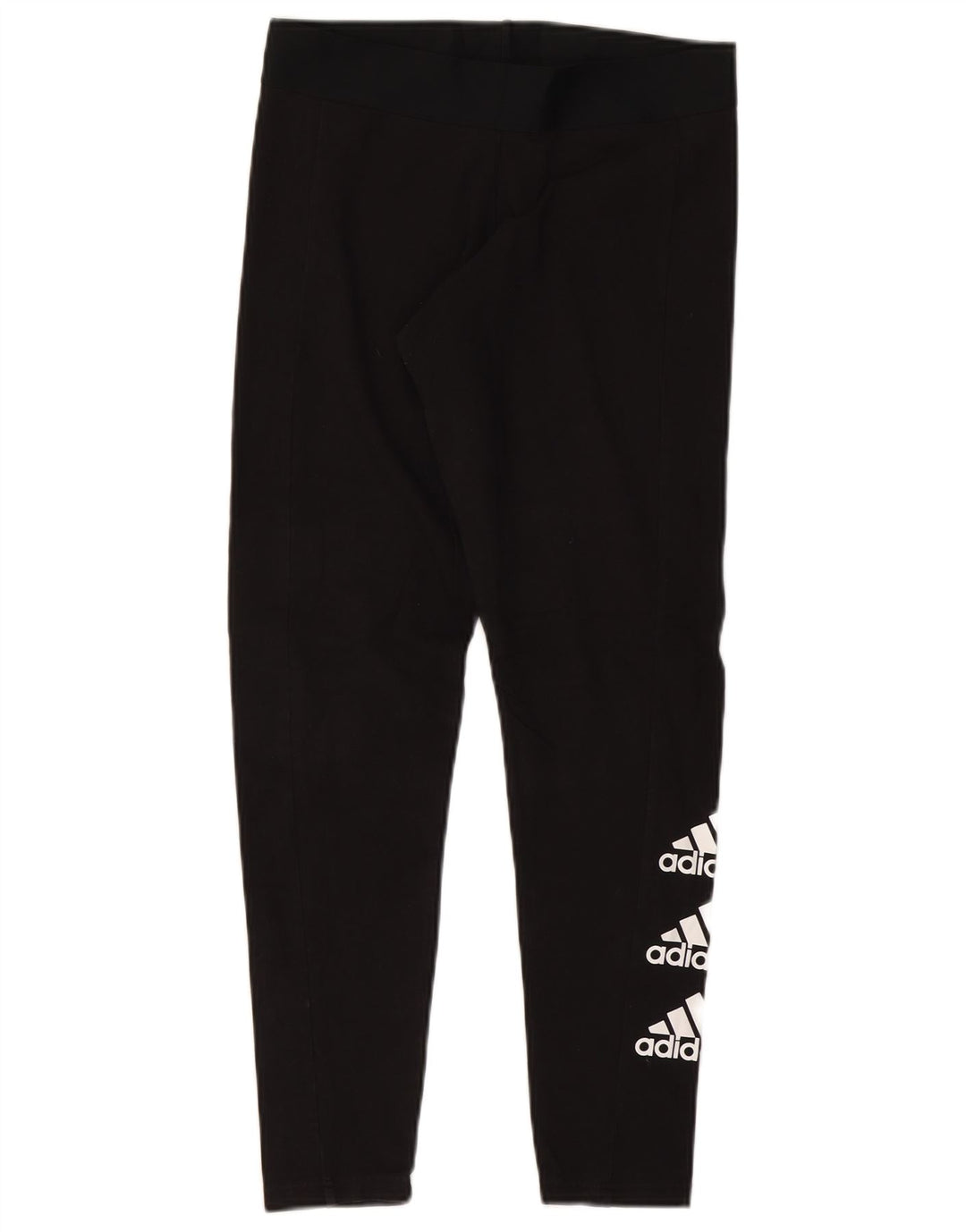 ADIDAS Damen Graphic Leggings UK 16/18 Large Schwarz