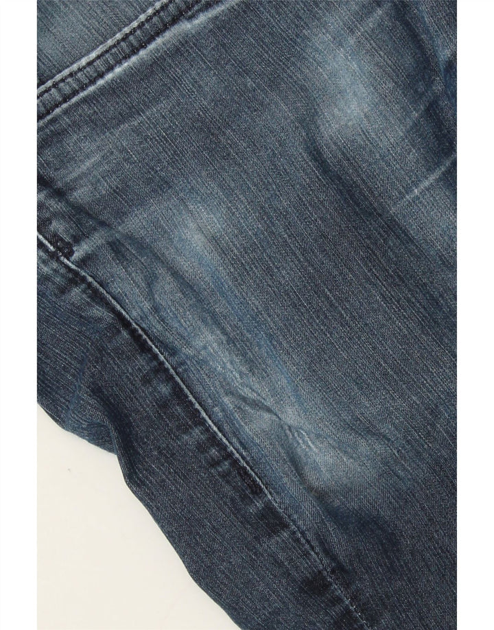 TRUSSARDI Mens Slim Jeans IT 52 XL W38 L32 Blue Polyester Vintage Trussardi and Second-Hand Trussardi from Messina Hembry 