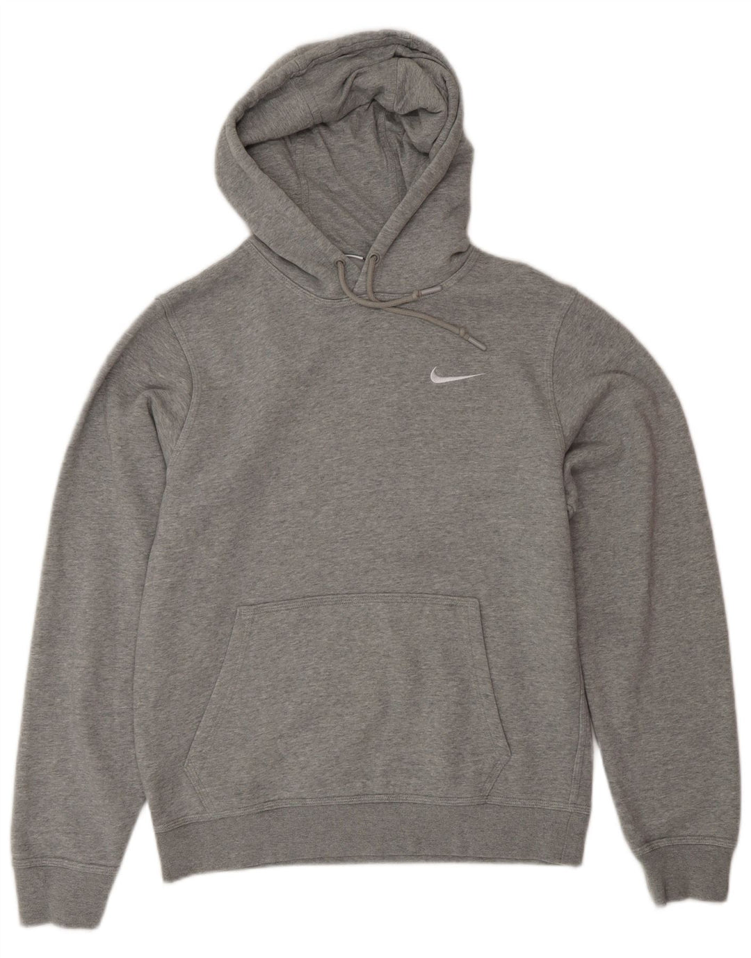 Nike Herren-Kapuzenpullover, klein, grau gefleckte Baumwolle