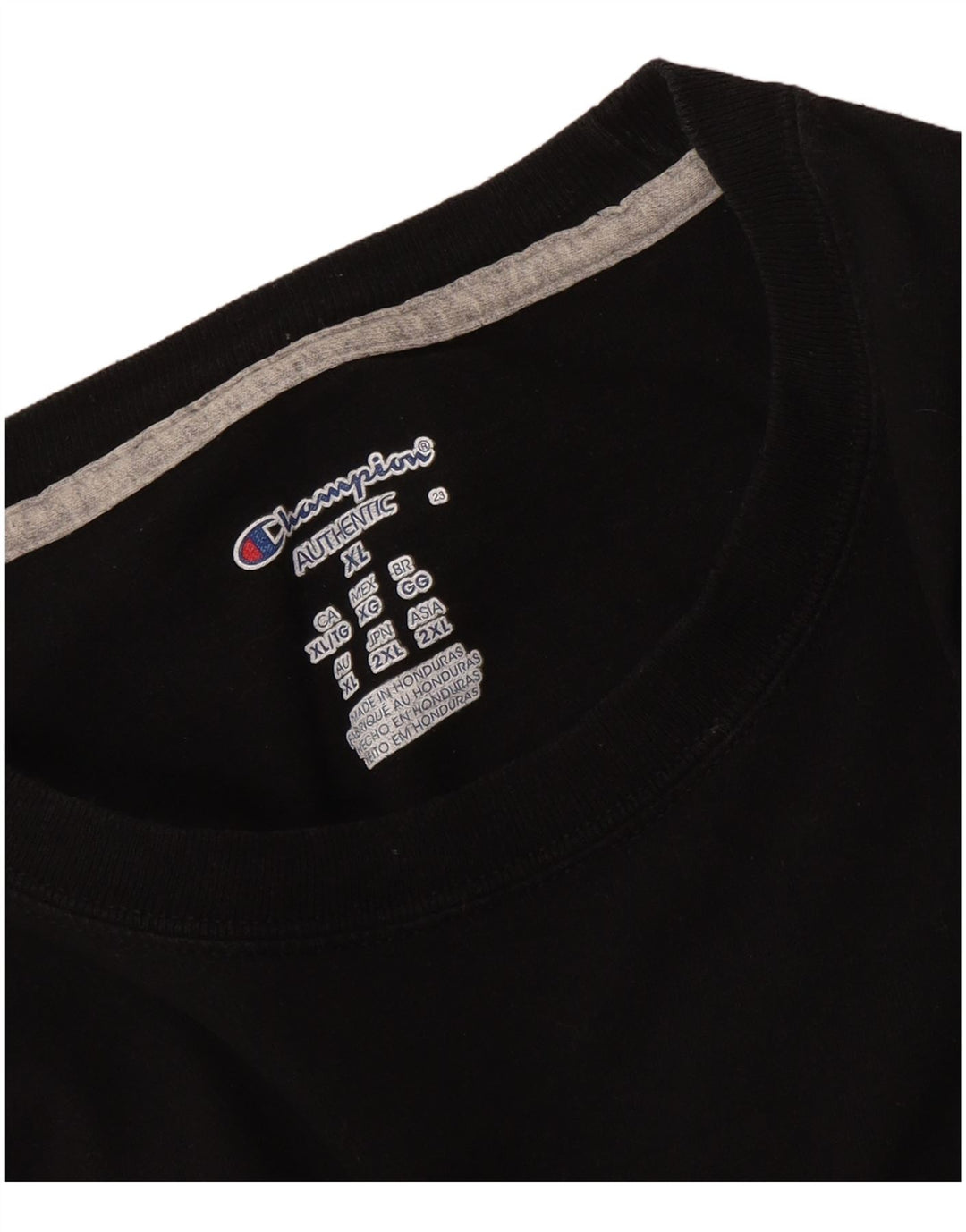Champion Herren Top Langarm XL Schwarz