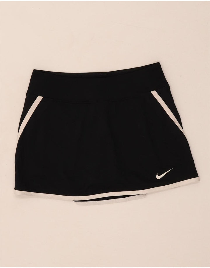Nike Damen Dri Fit Skort UK 10 Small Schwarz Polyester