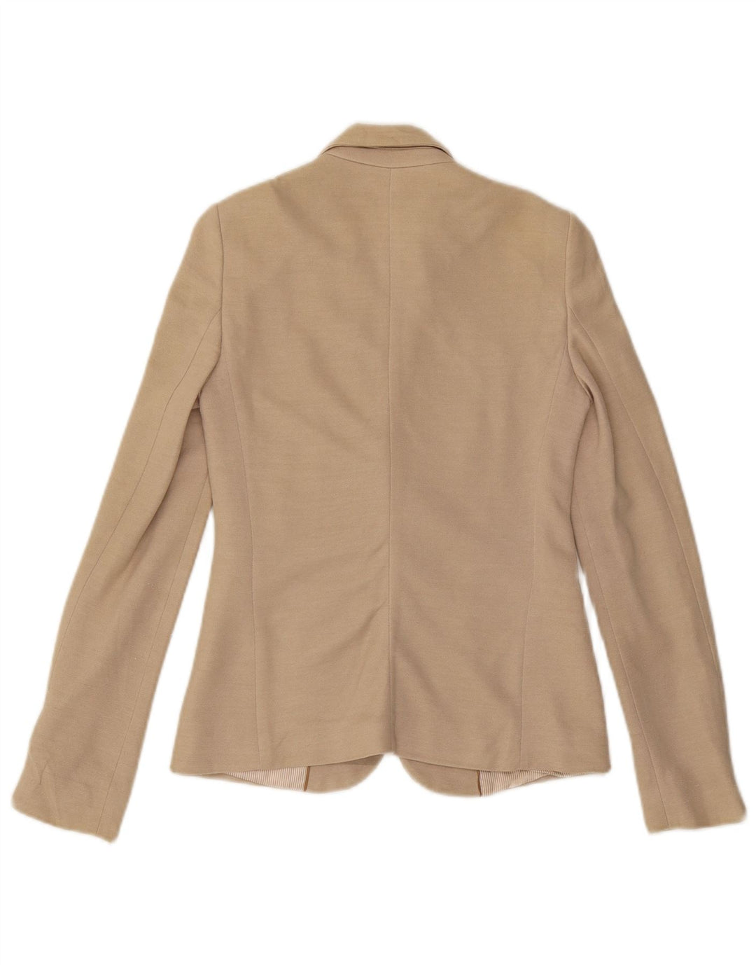 MASSIMO DUTTI Damen 1-Knopf-Blazerjacke EU 36 XS Beige Viskose