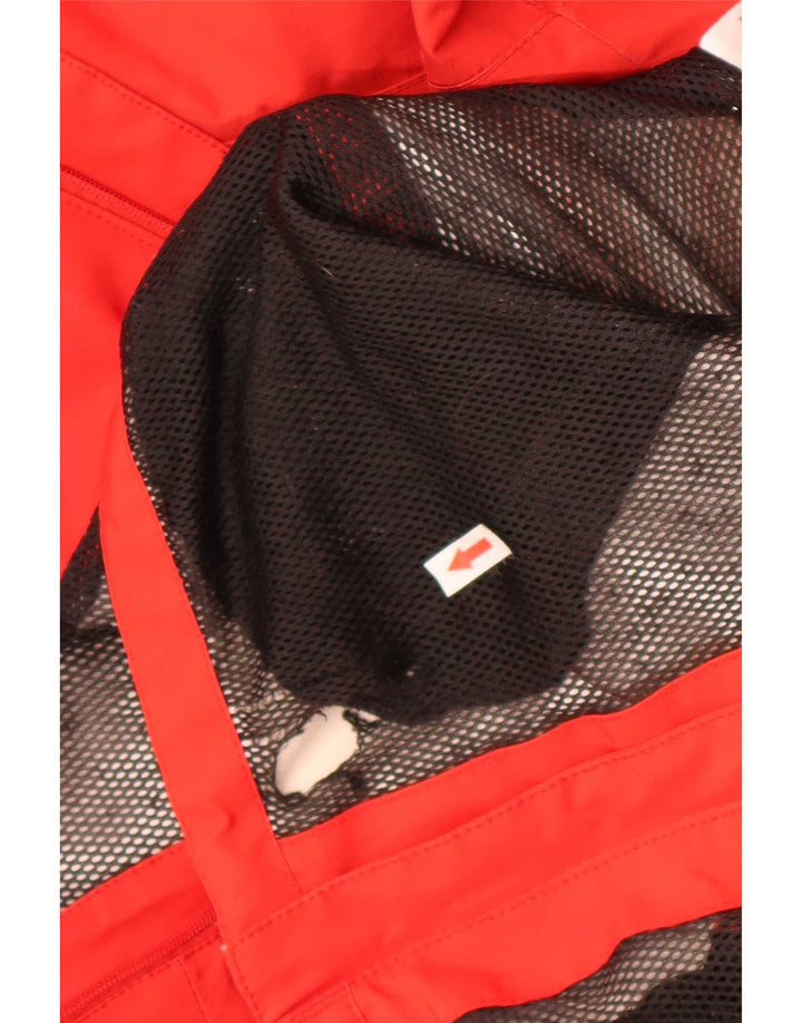 Helly Hansen Herren-Regenjacke mit Kapuze, UK 40, Größe L, Rot, Polyester