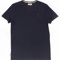 Tommy Hilfiger Herren T-Shirt Top Large Marineblau Baumwolle