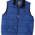 Timberland Wattierte Weste für Jungen, 13–14 Jahre, klein, blau, Polyester