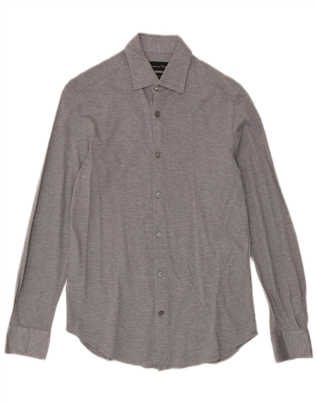 Massimo Dutti Herrenhemd Small Grau Baumwolle