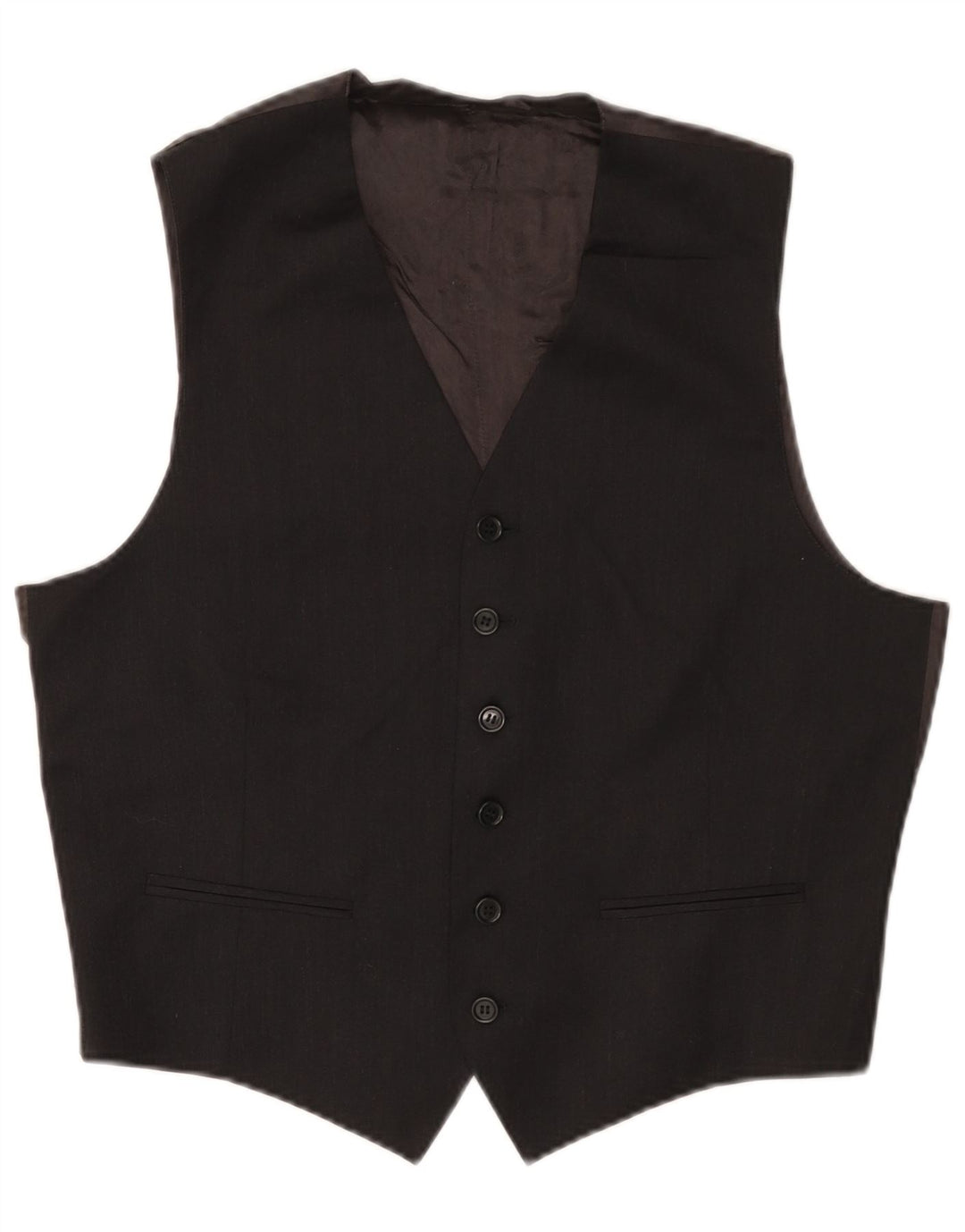 Vintage Herren Weste Mittelgrau