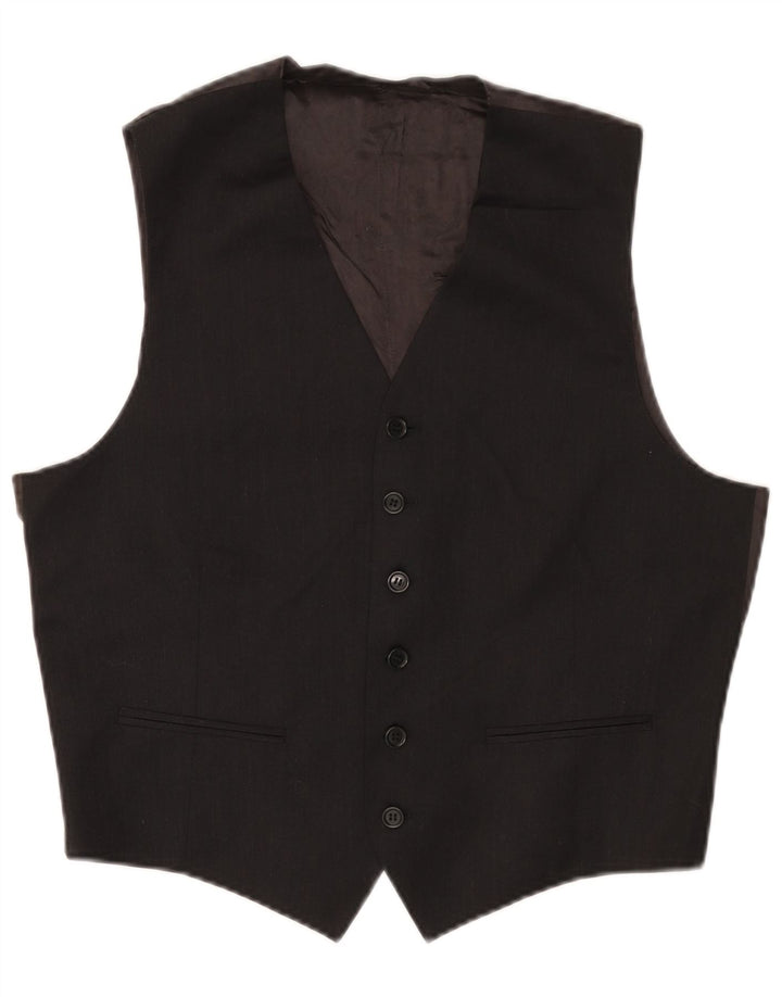 Vintage Herren Weste Mittelgrau