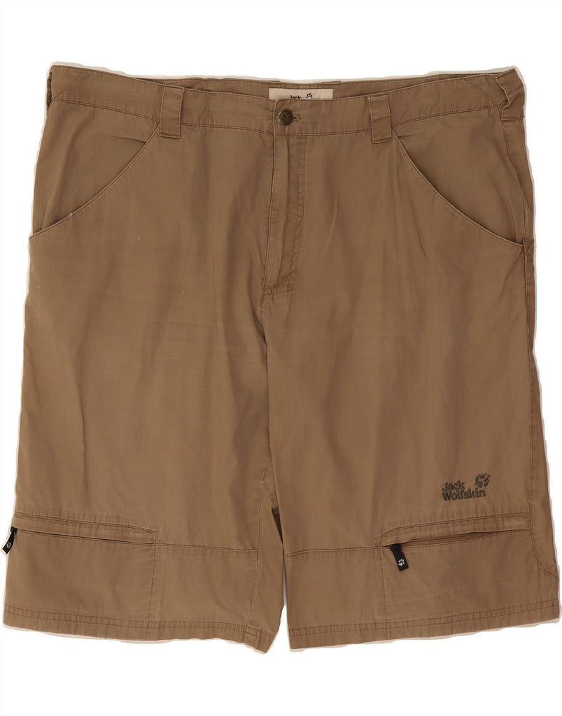 JACK WOLFSKIN Mens Cargo Shorts  W39 XL Brown Cotton Vintage Jack Wolfskin and Second-Hand Jack Wolfskin from Messina Hembry 