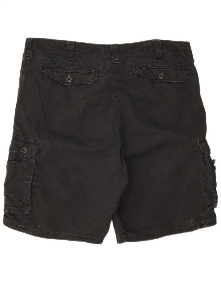 Lee Herren Latzhose Cargoshorts W38 XL Schwarz Baumwolle