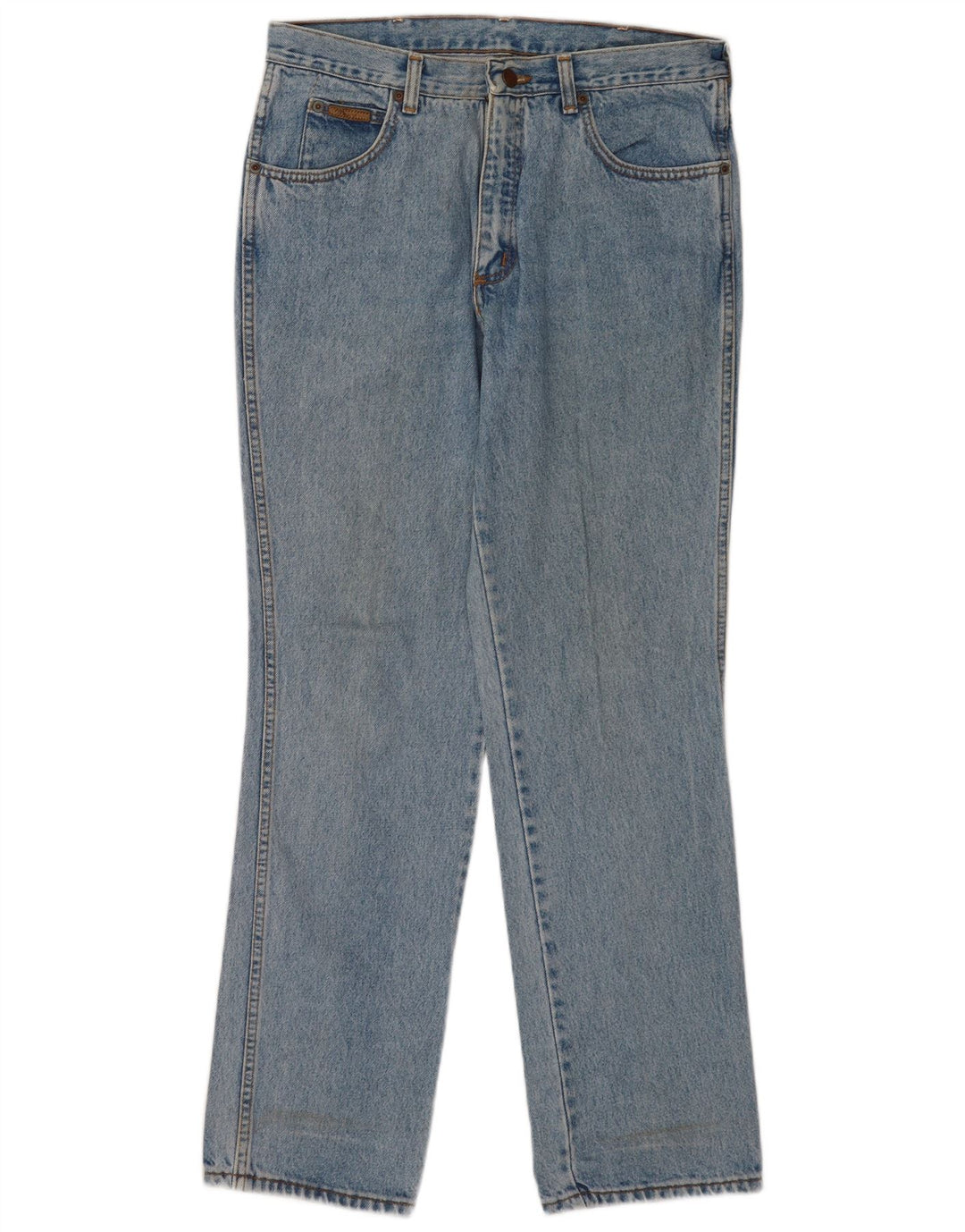 Wrangler Herren Texas Straight Jeans W34 L32 Blaue Baumwolle