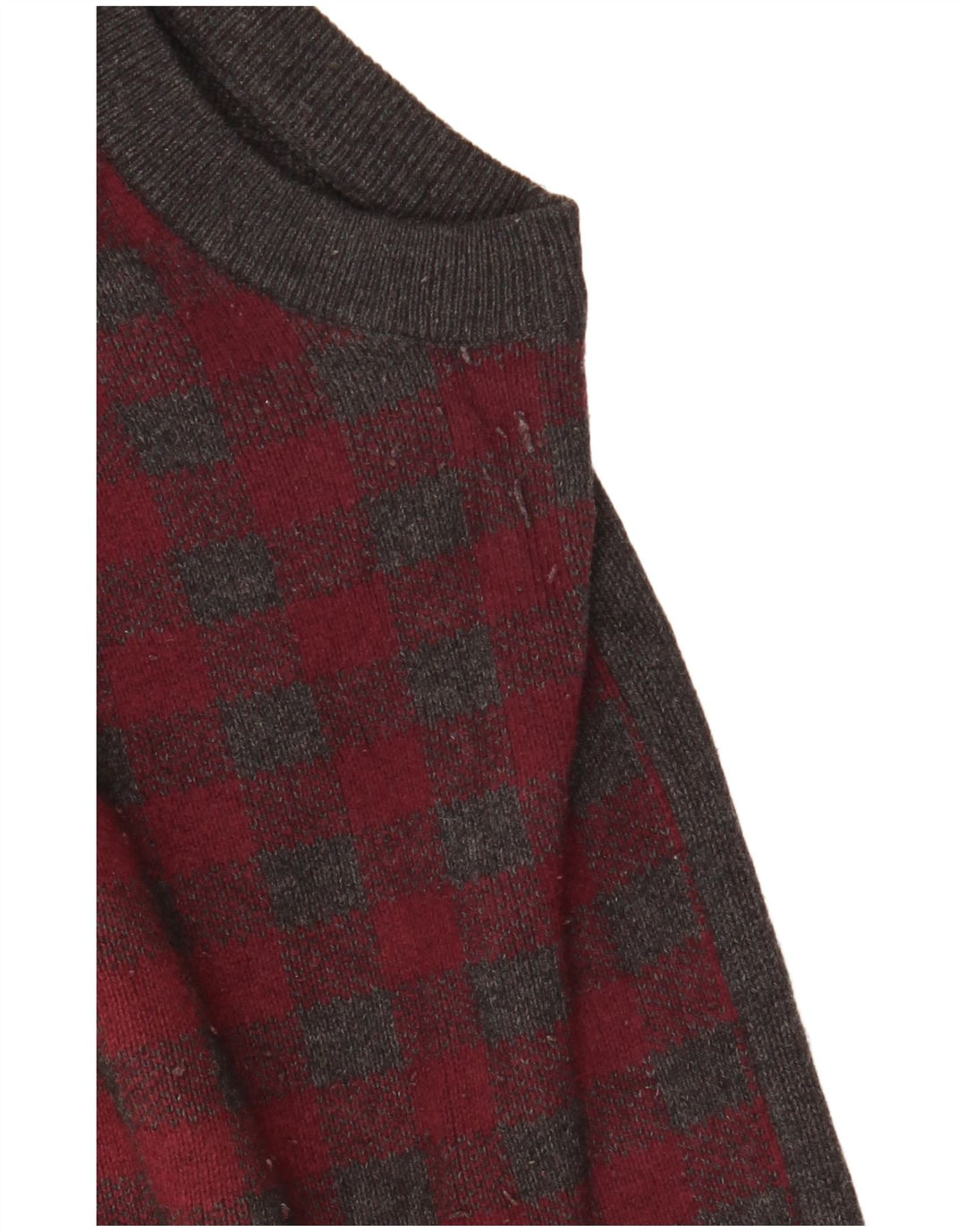 Nautica Herren-Cardigan, ärmellos, groß, graue Gingham-Baumwolle