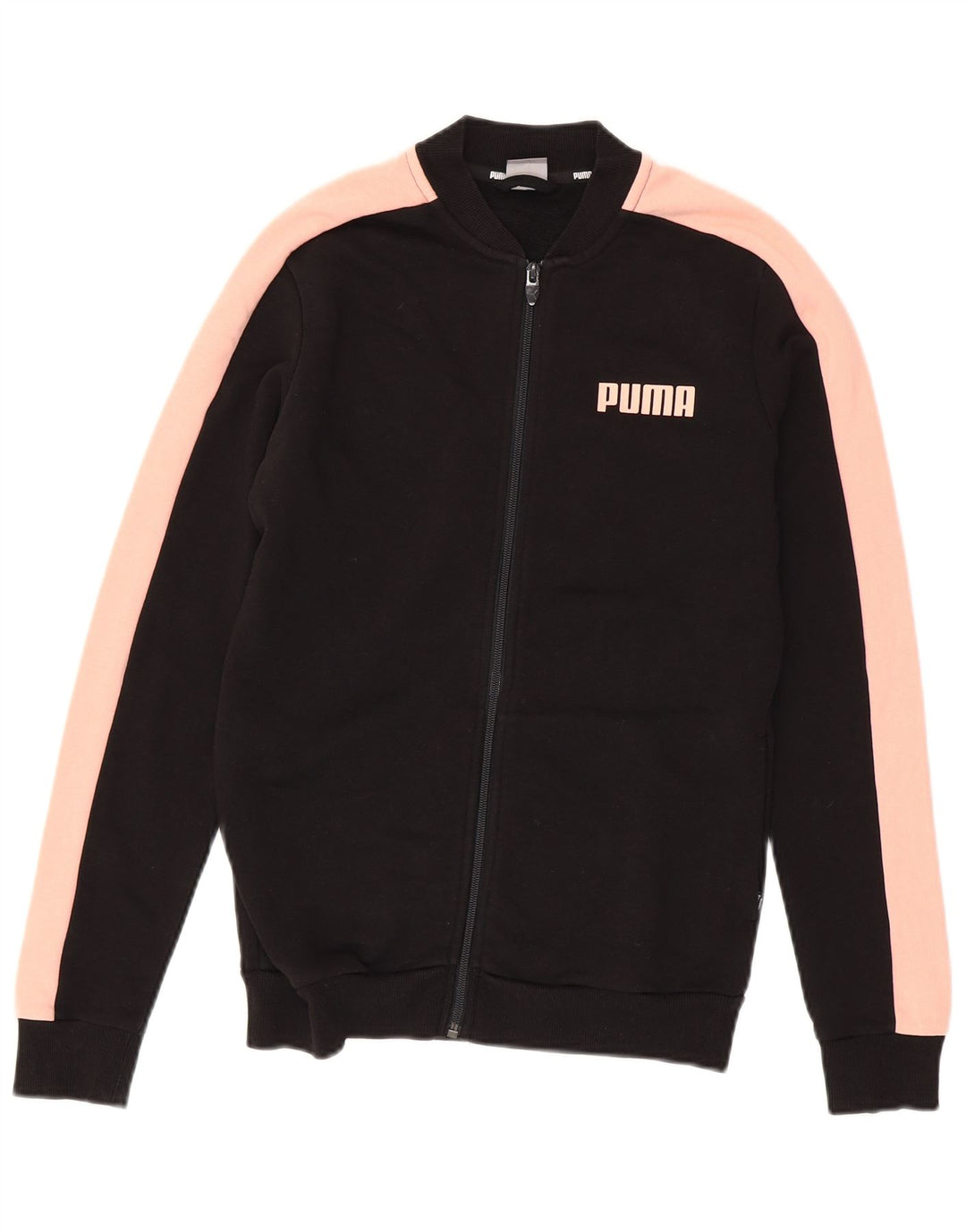 Puma Womens Graphic Trainingsanzug Top Jacke UK 10 Small Black Colourblock
