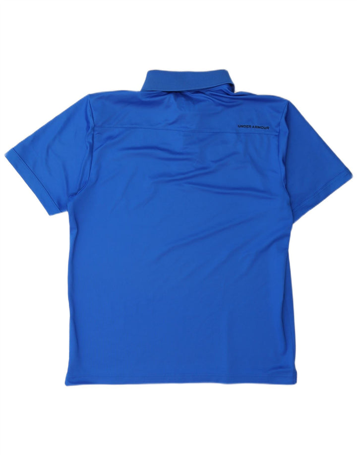 Under Armour Herren Heat Gear Poloshirt, Größe L, Blau