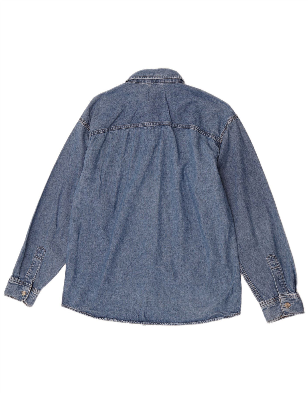 Jack & Jones Herren-Jeanshemd, groß, aus blauer Baumwolle