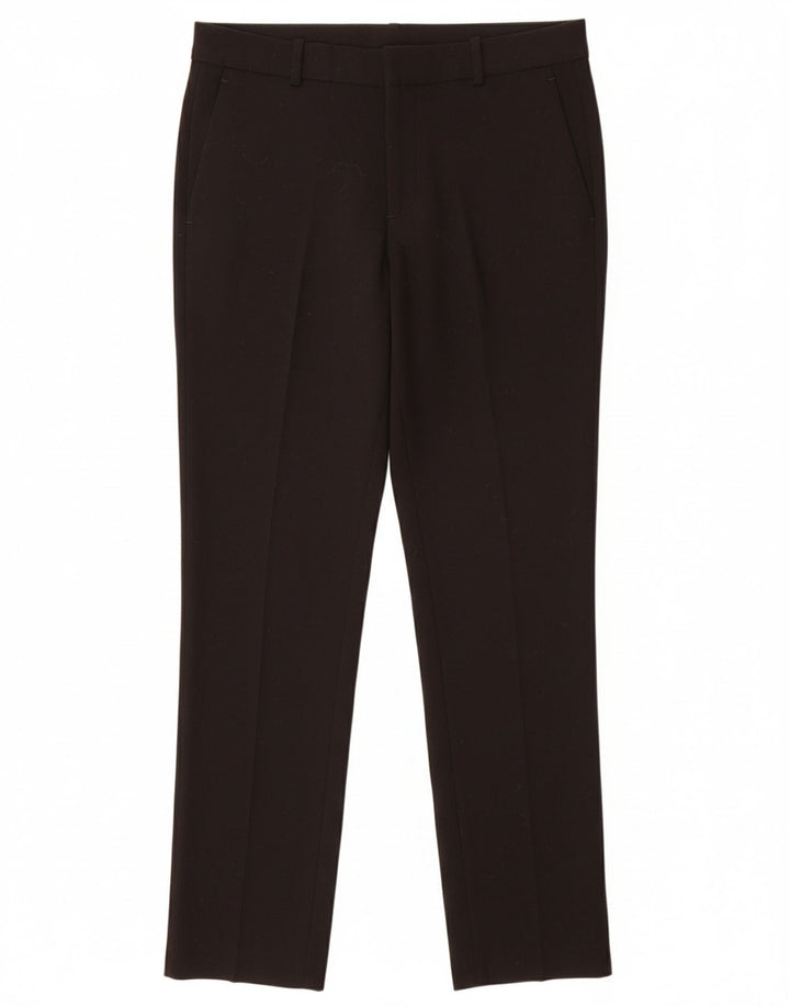 DKNY Slim Chino-Hose für Damen, US 6, M, W32, L29, Schwarz, Polyester
