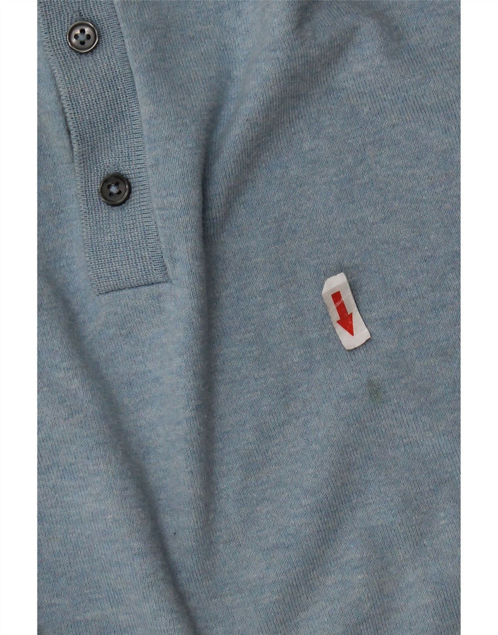 Marks & Spencer Herren Poloshirt XL Blau Baumwolle
