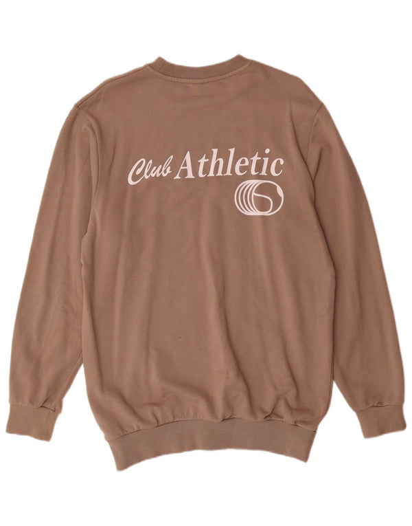 JACK & JONES Herren-Sweatshirt mit Grafik, mittelbeige Baumwolle