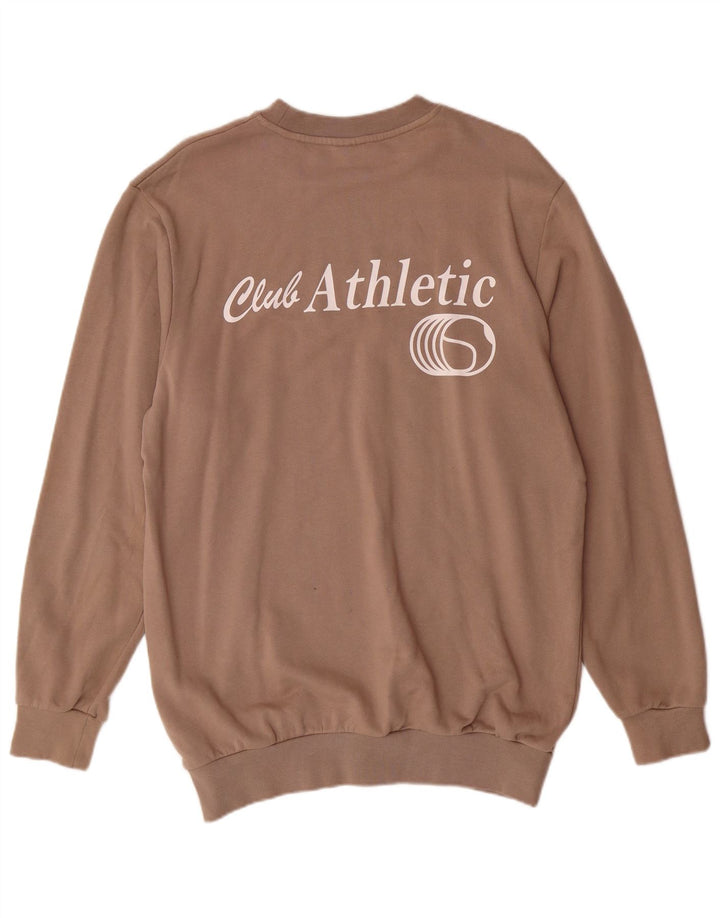 JACK & JONES Herren-Sweatshirt mit Grafik, mittelbeige Baumwolle