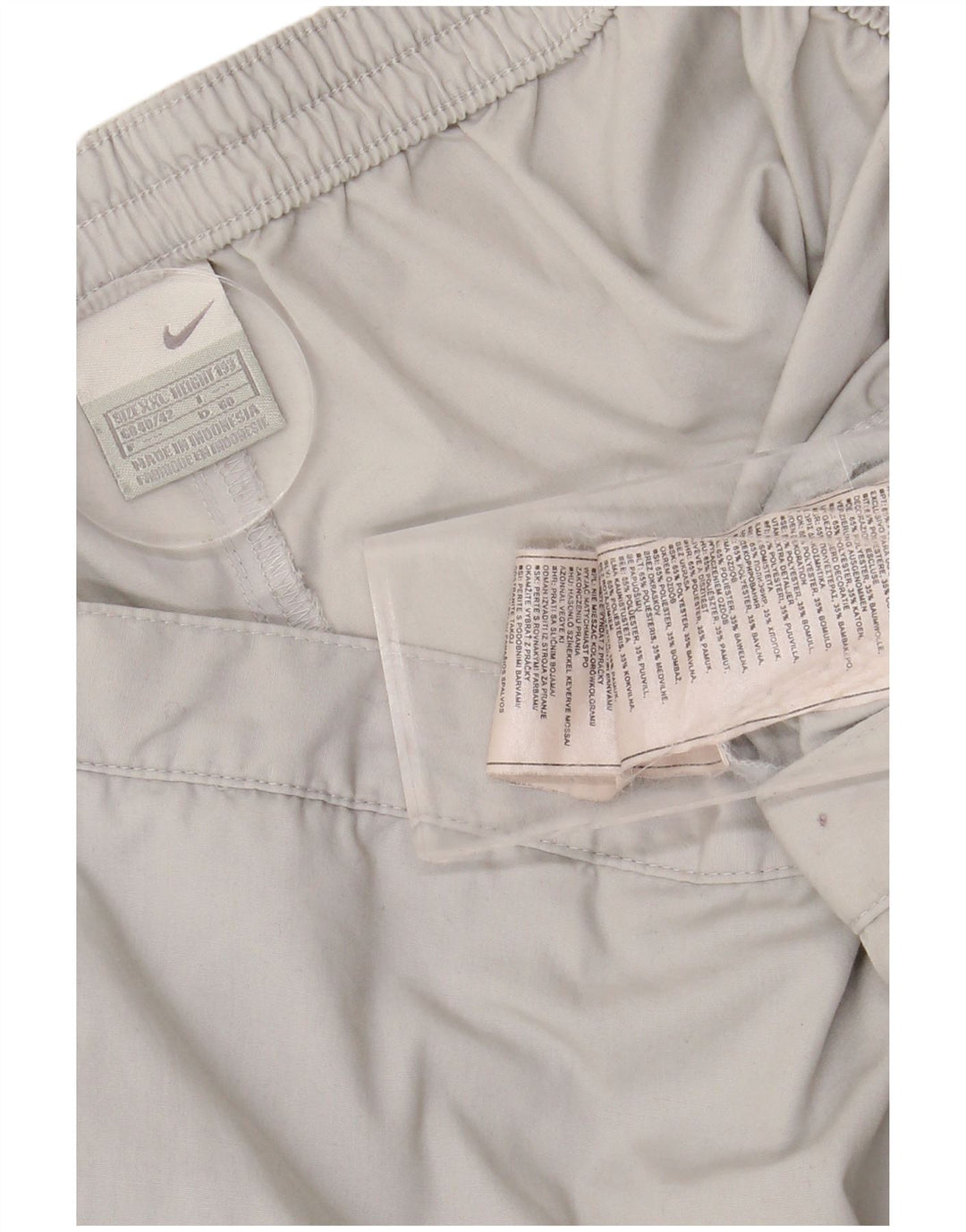 NIKE Mens Chino Shorts UK 40/42 2XL W38 White Polyester