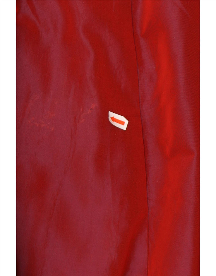 Debut Damen Maxi-trägerloses Kleid UK 12 Mittelrote Viskose