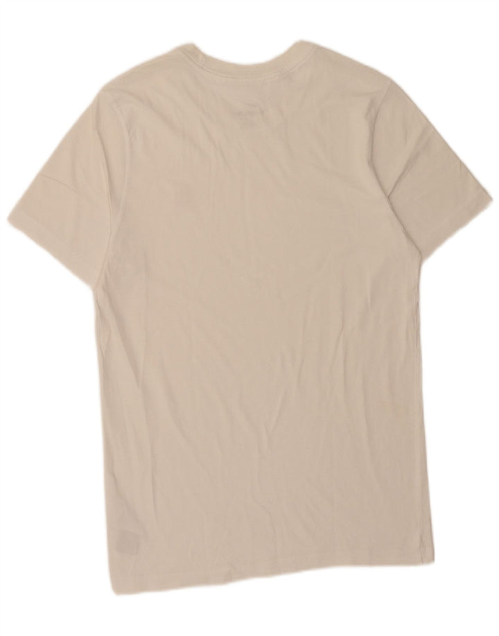 Nike Herren T-Shirt Top Small aus weißer Baumwolle
